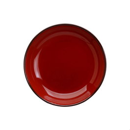 Avet Plato Hondo 20.5 cm - 6 unidades - Colección Reactive Red - Diámetro 20.5 cm Altura 4 cm